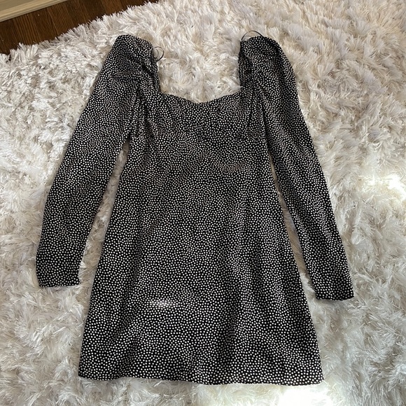 Polka Dot Mini Dress - Picture 1 of 3